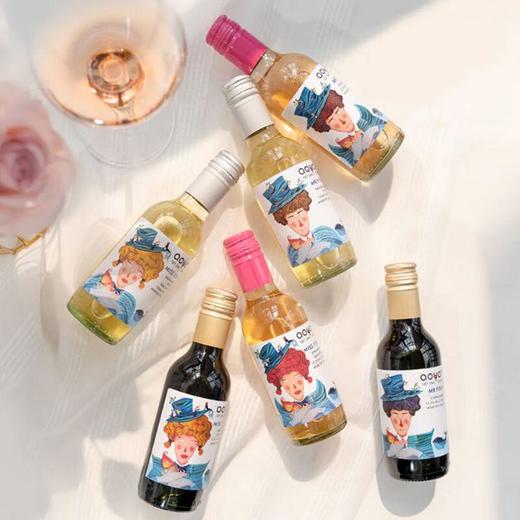 傲鱼鱼先生鱼小姐 小瓶红酒187ml 商品图0