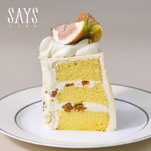 琥珀焦糖饼干戚风切件 商品图0