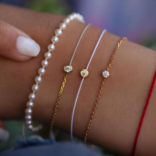 店面｜Redline-Pure-18K黄金 钻石 手链［法国设计师］ 商品图4