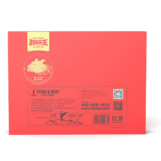 玲珑王红茶礼盒 东方红礼盒   300g/盒  （12g*25罐） 商品图2