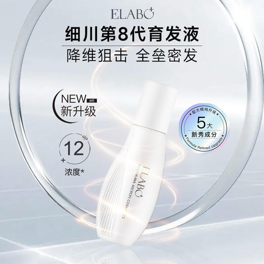 【育发黑科技2.0 有效浓度+12%】粉体头皮配方升级版|全垒密发|ELABO 育发液 NP800 通用版 60ml| 1瓶可用1-2个月|效期到28年 商品图4