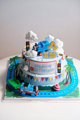 托马斯轨道蛋糕（下单备注名字跟年龄哦）（需要提前3-5天购买配件）