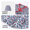 女童泳衣裙连体夏季新款高弹碎花短袖中国风游泳衣安奈儿童装JG327909 商品缩略图2