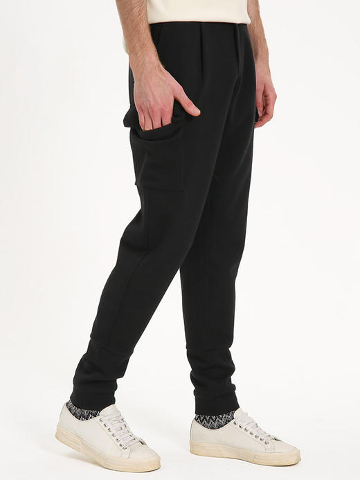 callisto黑色弹力羊毛混纺抗皱易打理休闲裤 FSCPW070C BK 商品图1