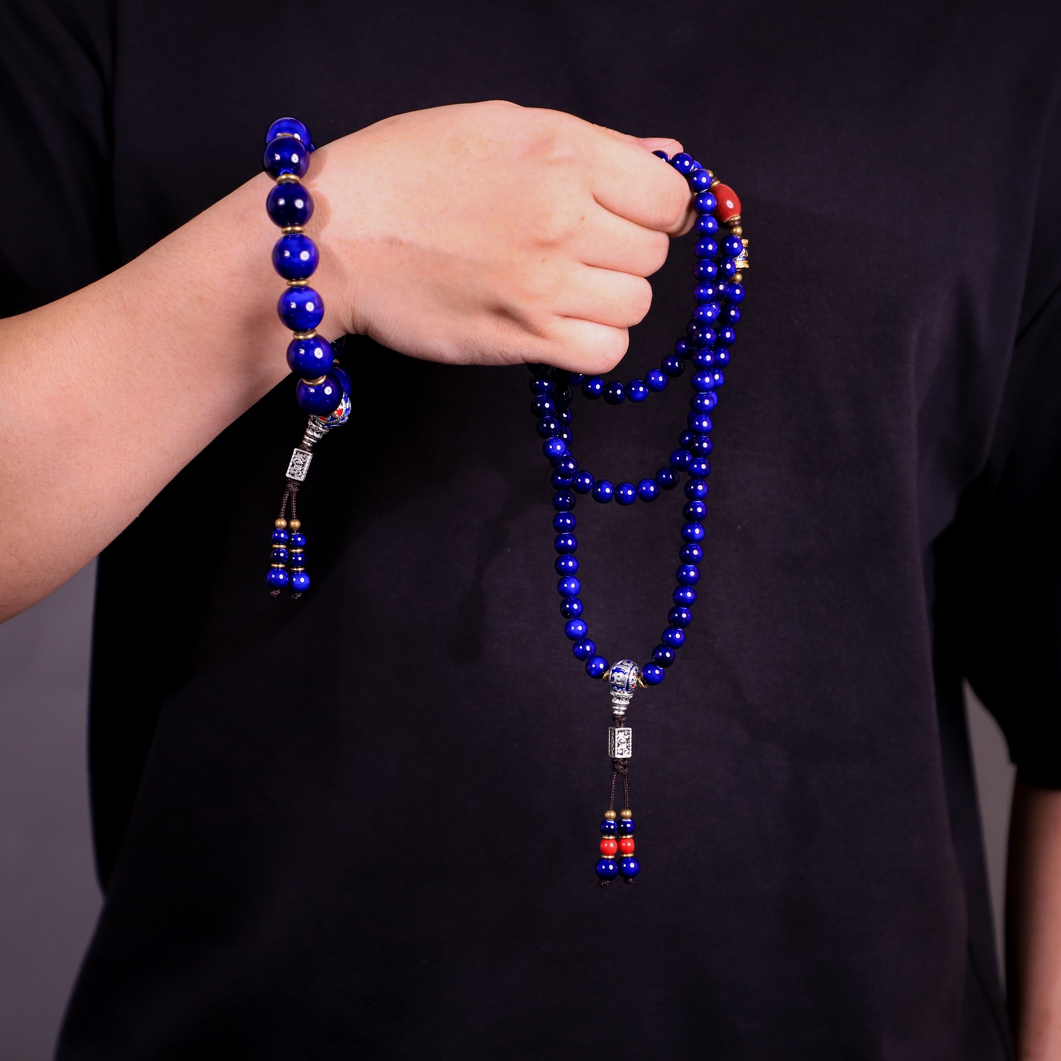 【官方授权】布达拉宫·香灰佛珠手串,一串一码,含监制证书和贵金属