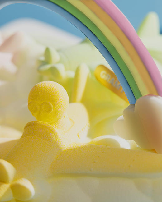 彩虹飞行队-黑芝麻豆乳龙井茶慕斯生日蛋糕（2.3磅） 商品图1