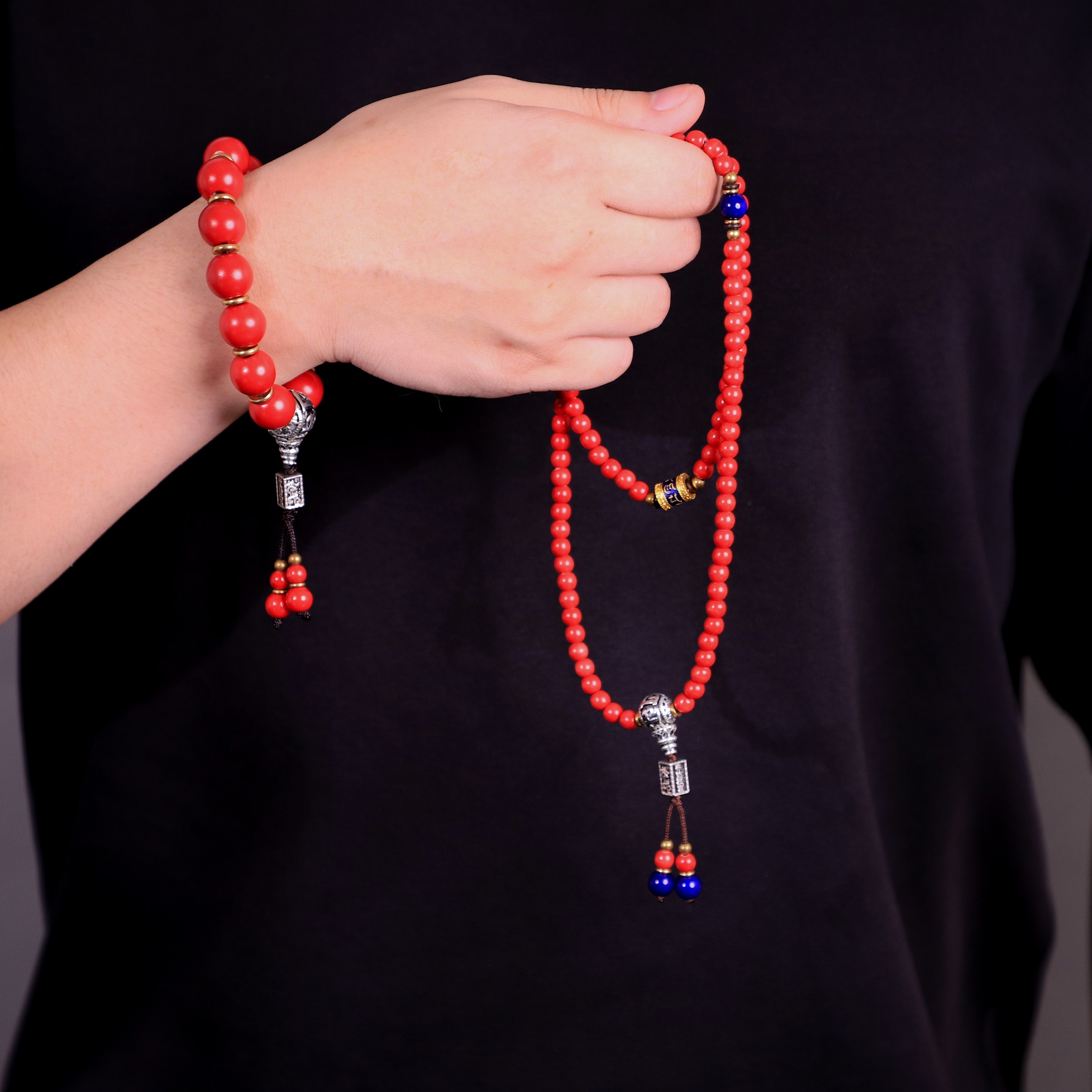 【官方授权】布达拉宫·香灰佛珠手串,一串一码,含监制证书和贵金属