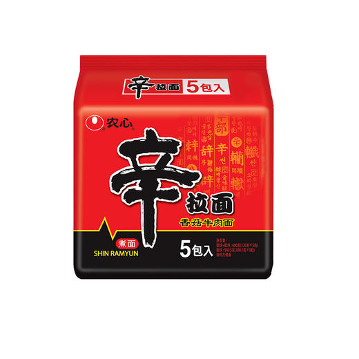 600g农心辛拉面（香菇牛肉） 商品图0