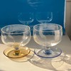 北欧中古玻璃冰淇淋甜品杯 蚀刻花纹AU208 商品缩略图6
