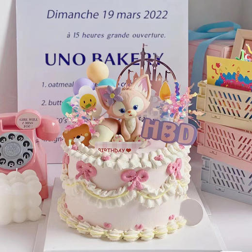 【玲娜贝儿顶流女明星】儿童生日蛋糕 商品图0
