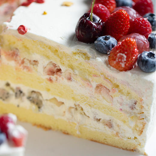 开工大吉「暴富！暴美/暴帅！一飞冲天！」草莓火龙果双拼定制大蛋糕 商品图3