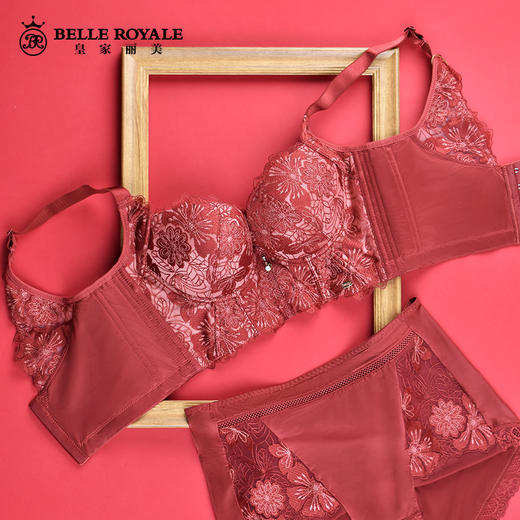 皇家丽美调整型聚拢收副乳防下垂内衣女小胸显大文胸WJ096-3 商品图3