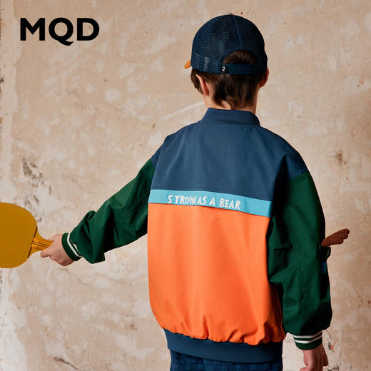 【MQD】男童撞色棒球服外套 商品图2