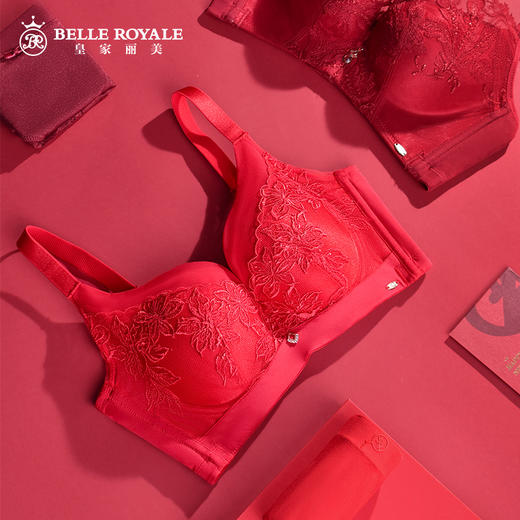 皇家丽美调整型文胸记忆钢圈小胸显大舒适透气干爽WJ089-3 商品图5