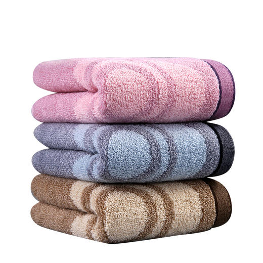 洁丽雅纯棉加厚家用洗脸巾柔软强吸水8992  76*35 商品图3