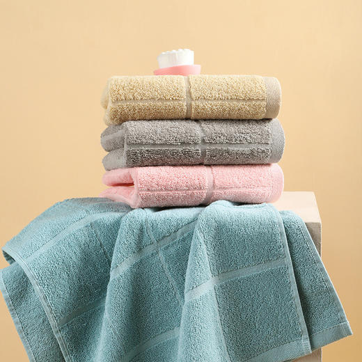 洁丽雅毛巾正品纯棉100g加厚舒适柔软面巾6714 74*33 商品图3