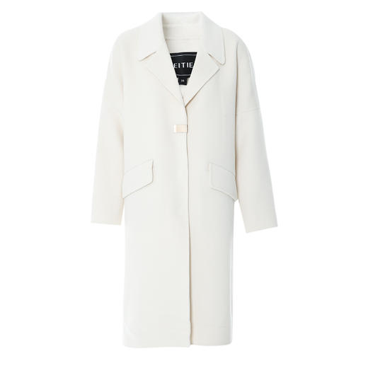 EITIE爱特爱冬季新款气质翻领温柔显瘦外套大衣女7214923 商品图5