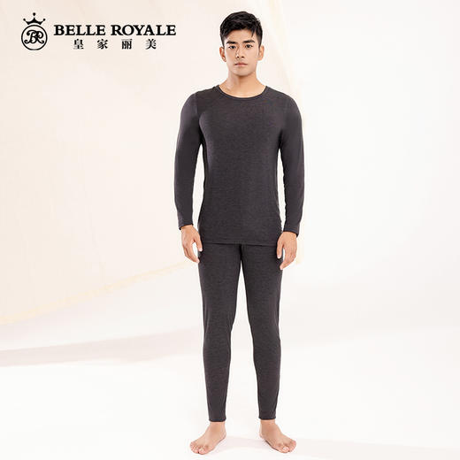 秋冬薄肌底衣160g男款保暖内衣长裤优可丝面料打底套装BNN8301 商品图2
