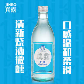 怀旧版真露80版清新烧酒微醺原味蒸馏酒360ml/瓶