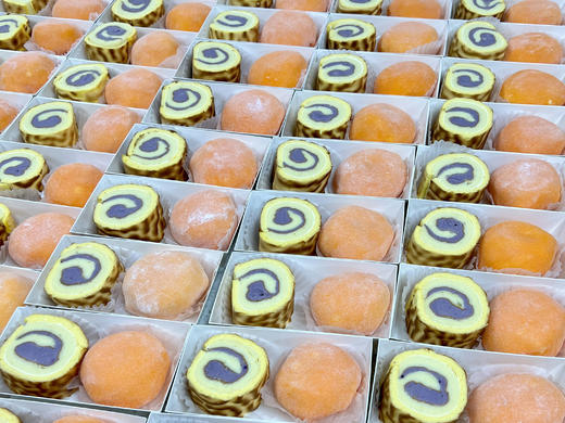 下午茶套餐六－虎皮芋泥蛋糕卷＋雪胖子（需提前订购） 商品图0