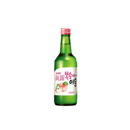 韩国真露烧酒桃子味360ml/瓶利口低度酒竹炭酒非清酒 商品图2