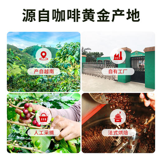 【正常发货】西贡经典原味速溶三合一咖啡200g盒装10条 商品图3