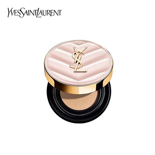 YSL圣罗兰 粉色皮革气垫12g 遮瑕持久滋润防晒 商品图1
