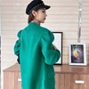 【S1】臣禾短款泡泡袖进口澳毛羊绒大衣K204010232 商品缩略图6