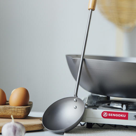 日本进口吉川超轻钛铲钛勺 家用不易生锈炒菜铲锅铲厨具 商品图7