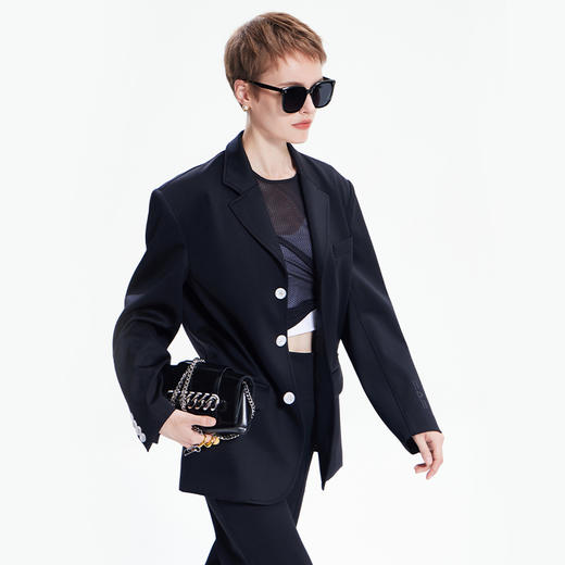 TITIKA微透网纱设计运动时尚瑜伽长袖罩衫21071 商品图3