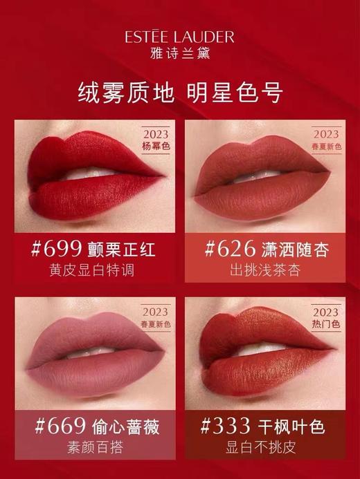 【门店直发 支持同城配送】雅诗兰黛绒雾小金管口红/唇膏699#333#557# 商品图3