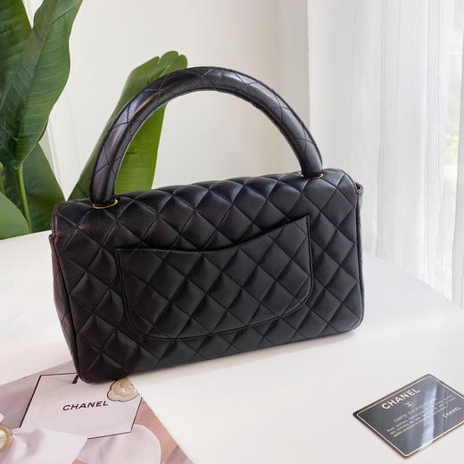 Chanel vintage 黑金 羊皮 cocohandle 手提包 商品图1