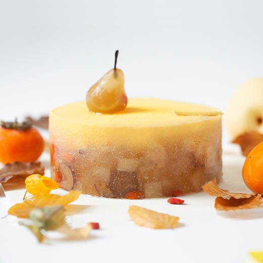 即将下架！「四季·秋」秋果小吊梨汤蛋糕（秋之味：小吊梨、南瓜&柿子）｜《EVERNAKED寻味四时》第三期 商品图2