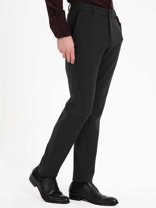 callisto绿调熔岩灰微弹休闲裤 FSCPW002C DG 商品图0