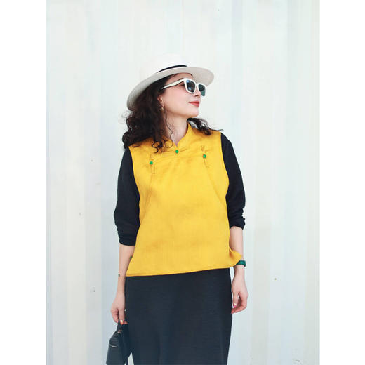 【线上专属】马甲（23704413-九斤黄） 商品图1