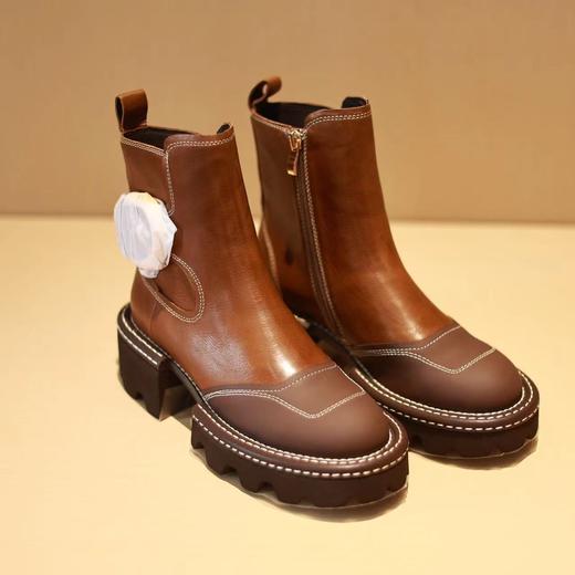 【抖音专属】马丁靴（DD2216302咖啡） 商品图1