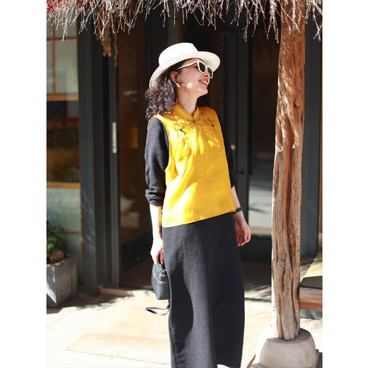 【线上专属】马甲（23704413-九斤黄） 商品图0