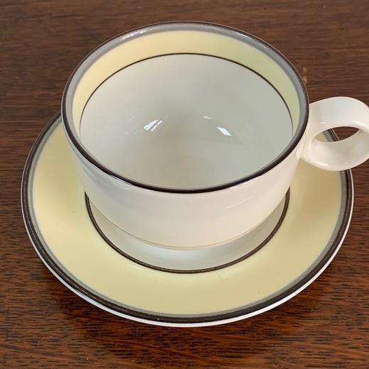 【苏州】芬兰ARABIA Veranda系列淡奶油色咖啡杯碟 180ml  A0296 商品图5
