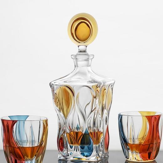 捷克波西米亚海洋彩绘酒樽800ml 商品图5