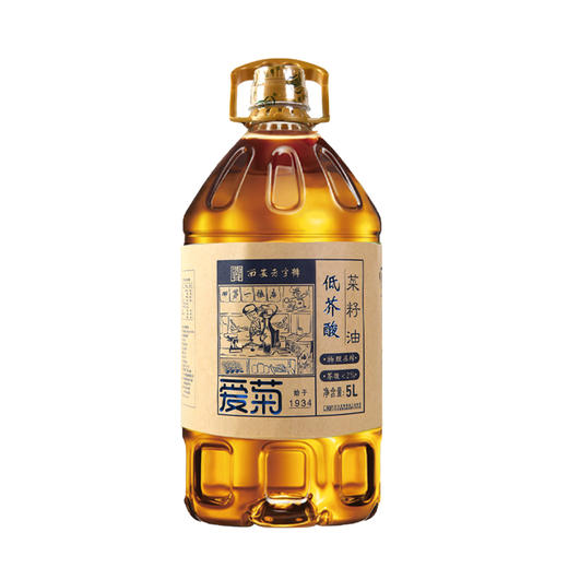 5L爱菊低芥酸菜籽油 商品图2