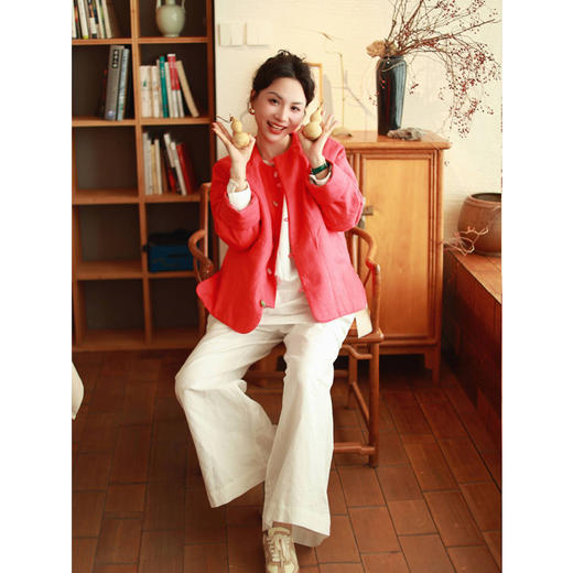 【抖音专属】中式棉服（23802507丹罽） 商品图0