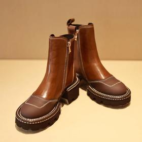 【抖音专属】马丁靴（DD2216302咖啡）