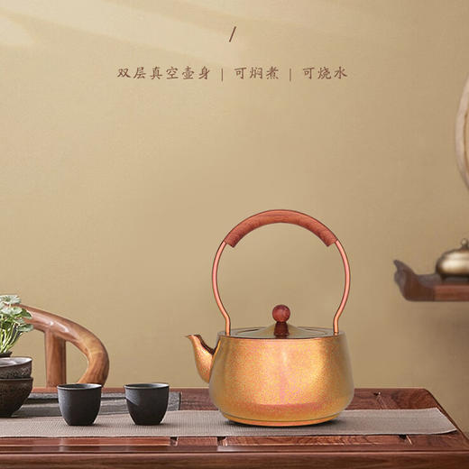 TAIC太可纯钛煮茶壶提梁壶茶具围炉煮茶家用烧水泡茶壶 商品图5