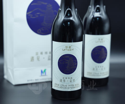 茅台悠蜜umeet遇见·蓝雪 蓝莓精酿 蓝莓酒 450ml 单瓶 商品图5
