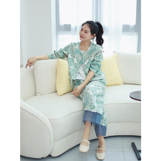 【抖音专属】阔腿裤（22709406-苍筤） 商品图2