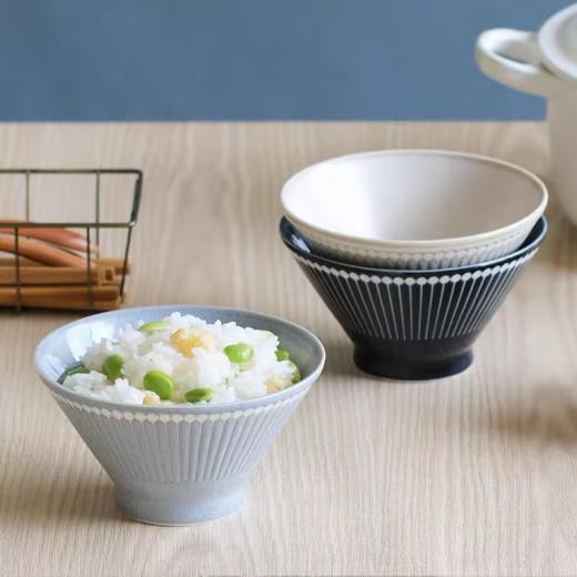 日本进口美浓烧 Albee灰十草 日式陶瓷饭碗盘子高级感西餐牛排盘深盘菜盘 商品图2