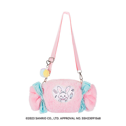 【GSC现货】三丽鸥许愿兔斜跨毛绒粉色斜跨包糖果包 商品图2