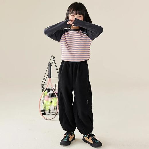 【2025反季抄底清仓】  龙之涵 亲子款“探险自然”摇粒绒休闲裤 中大童秋冬保暖运动裤 抗静电 A类 商品图9