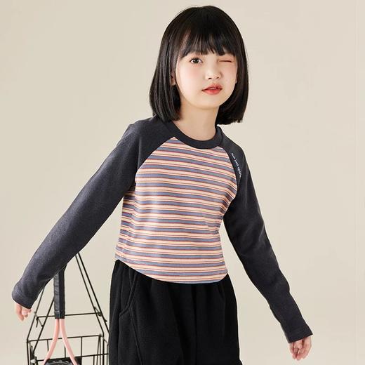 【2025反季抄底清仓】  龙之涵 亲子款“柔软小线条”短款上衣 抗静电 婴幼儿A类标准 3色可选 100-175码 商品图3