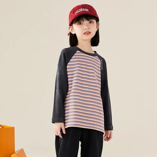 【24年反季特价清仓】龙之涵 亲子款小线条长袖衫 抗静电 婴幼儿A类标准 3色可选 100-175码 商品图8